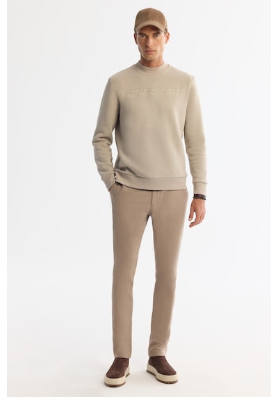 Avva Erkek Taş Bisiklet Yaka 3 İplik Şardonlu Baskılı Regular Fit Sweatshirt A42y1306