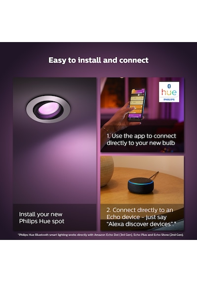 Philips Hue WCA Centura Akıllı Gömme Spot 1x5.7W (Alüminyum)