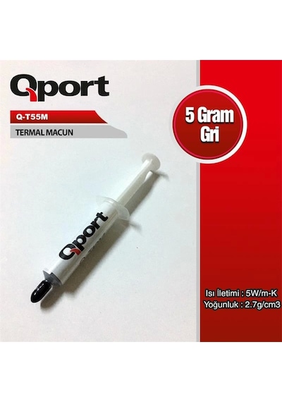 Qport Q-t55m 5 Gram 5w/m-k 2.7/cm3 Termal Macun