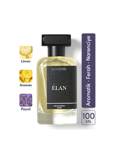 Élan Edp Erkek Parfüm 100ml Aromatik-fresh-füjer Limon, Sedir, Paçuli, Misk