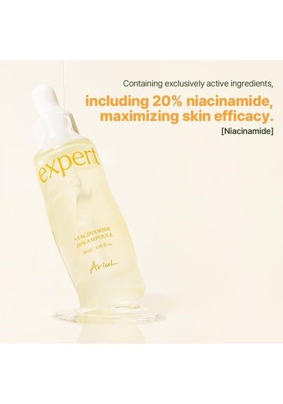 Expert Niacinamide 20% Ampoule 30ml -%20 Niasinamid Aydınlatıcı & Gözenek Arındırıcı Vegan Ampul
