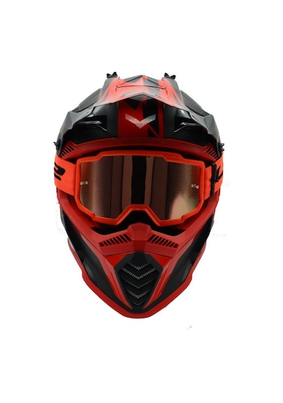 Ls2 Charger Goggles Motokross Gözlük Neon Turuncu