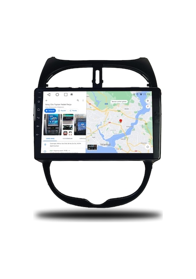 Navigate Peugeot 206 Android Carplay Multimedya 1999-2011 4gb Ram + 64gb Hafıza + 8 Çekirdek