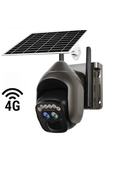 Çift Kameralı 4g Solar Ptz Güvenlik Kamerası-adtp22-4