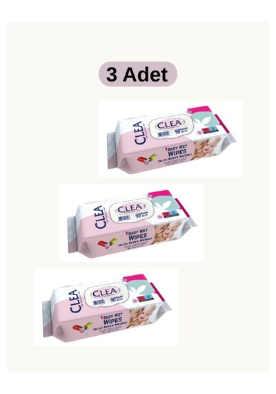 Fantasy Islak Bebek Havlusu 90lı Kapaklı Pembe - 3 Adet Diğer