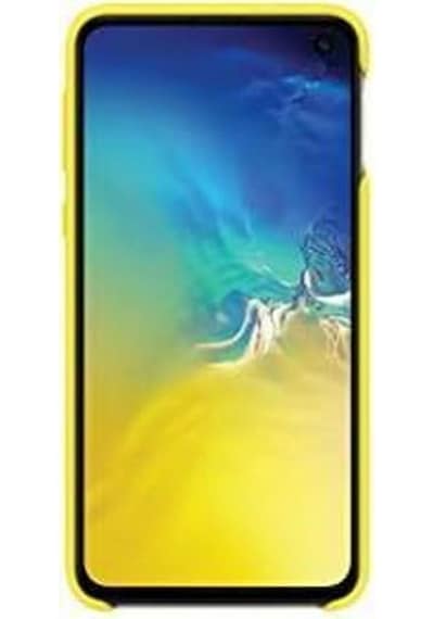 Galaxy S10e İle Uyumlu Kılıf Silicone Cover Sarı Ef-pg970tyegww