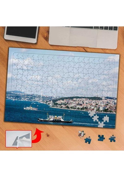 İstanbulda Boğaz Manzarası 240 Parça Puzzle Yapboz Tablo-s1981