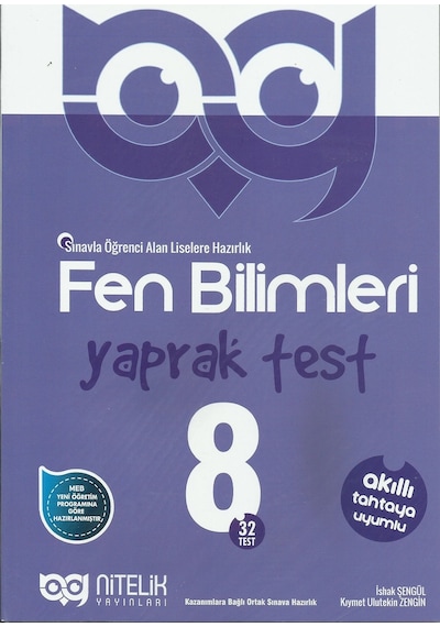 Nitelik 8.Sınıf Fen Bilimleri Yaprak Test