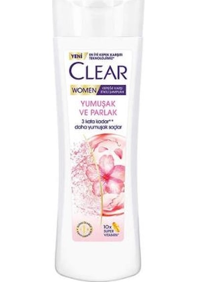 Clear Women Yumuşak Ve Parlak Şampuan 350 Ml Tüm Saçlar