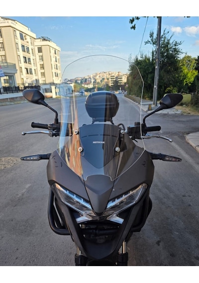 Motocam Honda Vfr 800 Crosrunner Ön Cam 2015-2016 Model 56cm Şeffaf Renkli 4mm