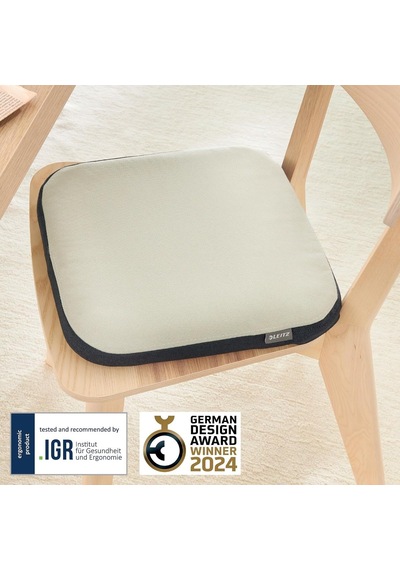 Ergo Active Balance Oturma Minderi, Ofis Sandalyeleri İçin Ergonomik Hava Yastığı, Optimum Oturma Duruşu Ve Siyatik Rahatlatıcı, Vücut Duruşunu Destekler, Ergo-serisi, Kumaş Kılıf Açık Gri Çok Renkli