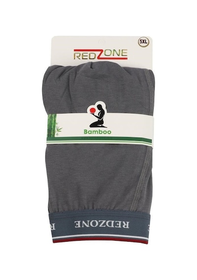 Büyük Beden Likralı Bambu Boxer Gri 001