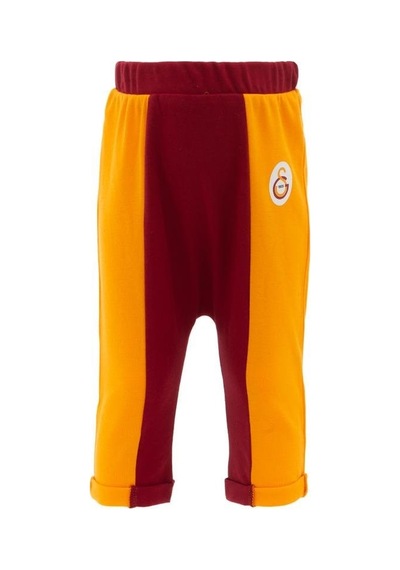 Galatasaray Orijinal Lisanslı Bebek Eşofman Altı Sarı - Kırmızı