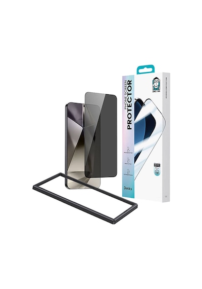 Galaxy Uyumlu S25 Benks Ultra Shield 0.3mm Privacy Hayalet Ekran Koruyucu Uygulama Aparatlı