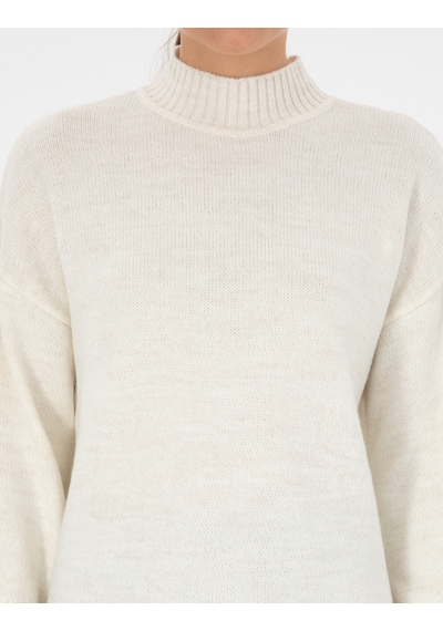 Pierre Cardin Kadın Ekru Kazak /triko 50310958-vr019 Ekru