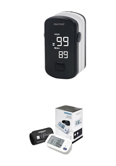 Omron M6 Hem-7360-e Dijital Koldan Tansiyon Aleti + Skormed Bm1000e Parmak Tipi Pulse Oksimetre