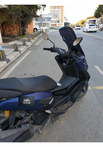 Motocam Arora Max T Ön Cam 2022-2026 Model 55cm Siyah Renkli 4mm Kısa
