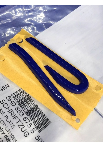 R Yeni Nesil Dark Blue Bagaj Arması 3m 3d Abs Volkswagen Jetta