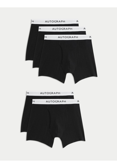 Marks & Spencer 5'li Supima Trunk Seti T14005390a Siyah Mix