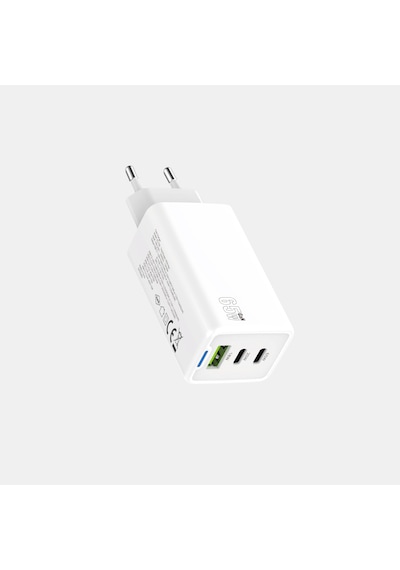 Blic AC100 2A 2 PD + 1 USB 65 W Gan Premium Hızlı Şarj Cihazı 1 M