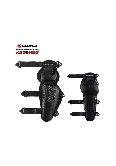 Scoyco K56h56 Dizlik Dirseklik Takımı Siyah