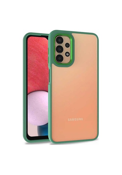 Zore Samsung Galaxy Uyumlu A53 5g Kılıf Omsy Flora Kapak - Kırmızı