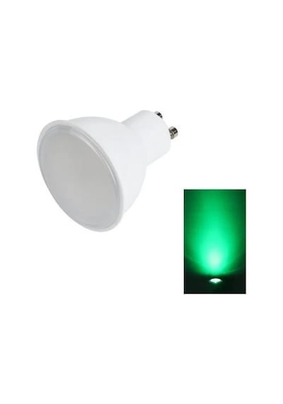 Fuji Led 5w Yeşil Led Ampul Gu10 Çanak Tip A+ Enerji Verimli Dekoratif Lamba