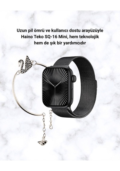 Akıllı - 47 - Saat Sq-16 Mini Series 10 Unisex Tasarım, Sağlık Ve - Csmo-tex - Spor Takibi