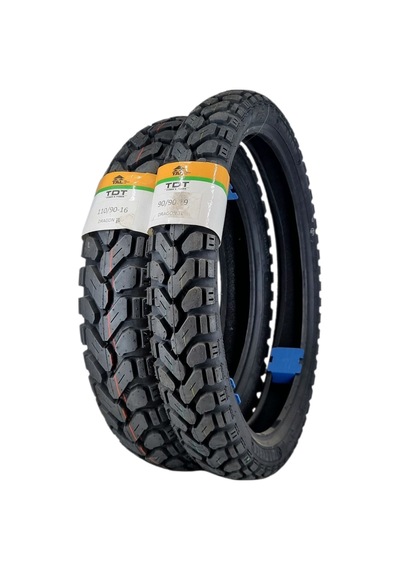 110/90-16 Ve 90/90-19 Tl Tubeless - Dubleks Dragon Lastik Takımı