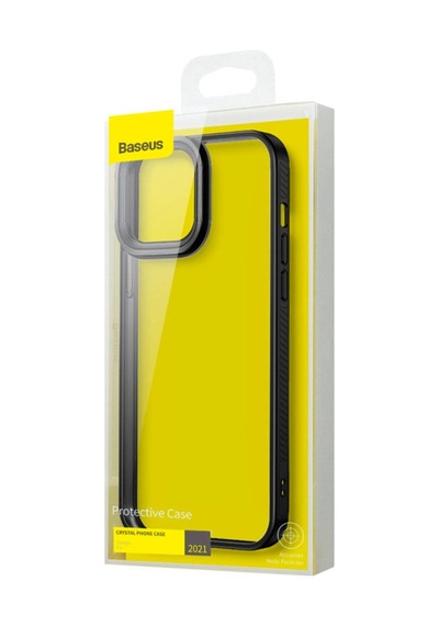 Baseus Crystal Apple Uyumlu iPhone 13 Pro 6.1 Kilif Jel Çerçeve Zirhli Siliko 522410908