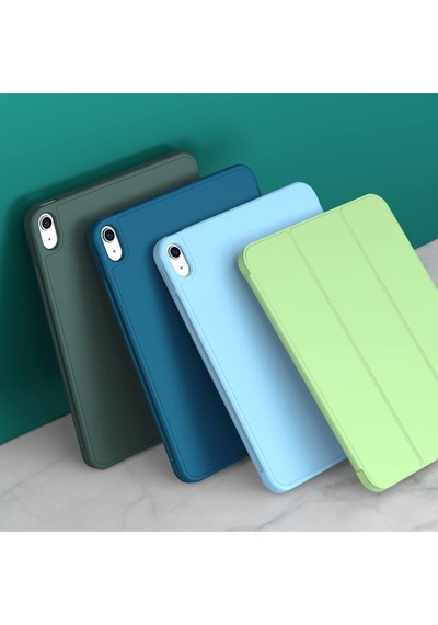 Apple Uyumlu iPad 11.nesil 2025 / 10.nesil 2022 Kalem Bölmeli Standlı Smart Kılıf Kapaklı Kılıf