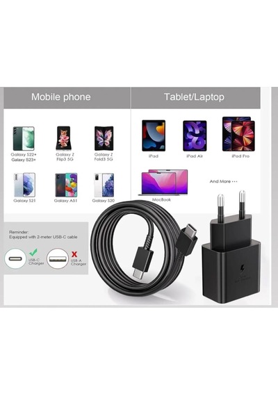 Pd45w Samsung Uyumlu Hızlı Şarj Aleti