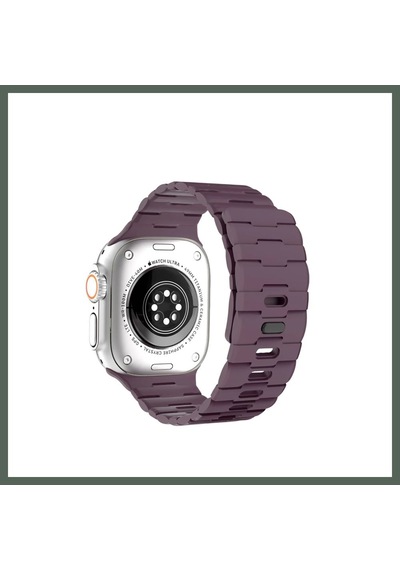 Bezos Watch Ultra 49mm Uyumlu Wowen Kordon - Bordo Bzstk