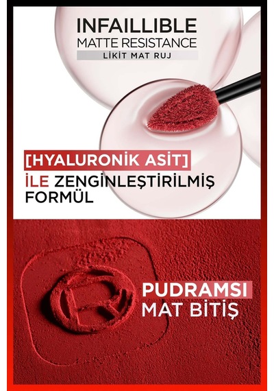 Infaillible Matte Resistance Likit Mat Ruj - 115 Snooze Your Alarm Diğer