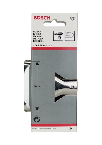 Bosch Sıcak Hava Tabancası İçin Yüzey Nozulu 75x33.5 mm - 1609390451