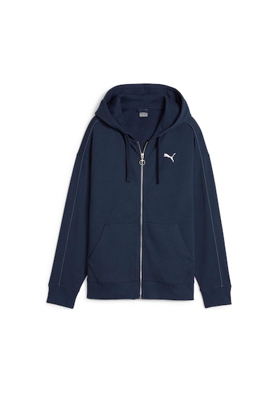 Puma Her Kadın Tam Fermuarlı Kapüşonlu Sweatshirt 677882 14 Mavi