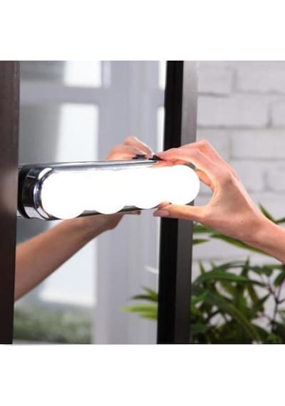 Büro Ev Ofis Dekoru İçin 4led Pilli Parlak Vantuzlu Banyo Stüdyo Makyaj Aynası Işığı Diğer