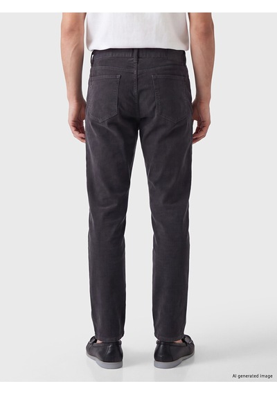 Lcwaıkıkı Classic Antrasit Regular Fit Kadife Erkek Pantolon