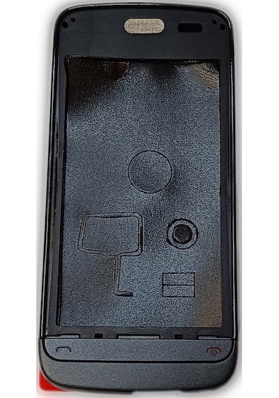 Nokia C5-03 Kasa Kapak Tuş Takımı C5-03 Uyumlu Siyah Renk Orta Ka