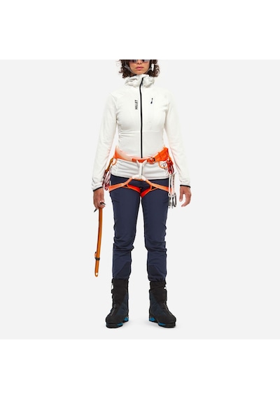 Millet T Icon Grıd Kapşonlu Polar Ceket Kadın Mıv10774 N8014 Gri