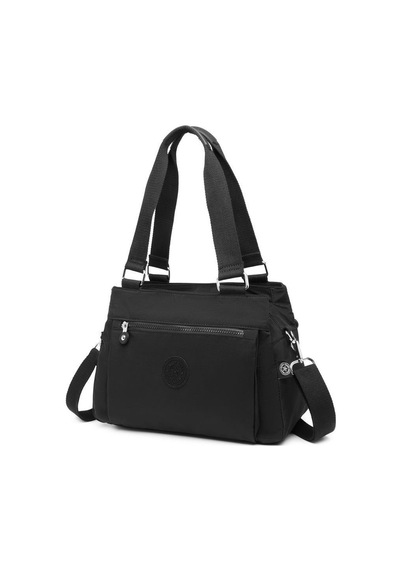 Krinkıl Kumaş Kadın Çantası Smart Bags 1125 Siyah