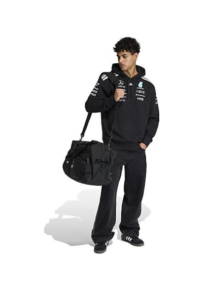 Adidas Mercedes Dr Hood M Erkek Günlük Sweatshirt Kf0166 Siyah