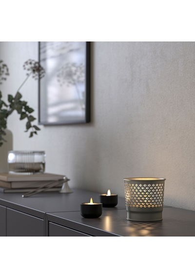 Berggran Tealight Mumluk, Gri