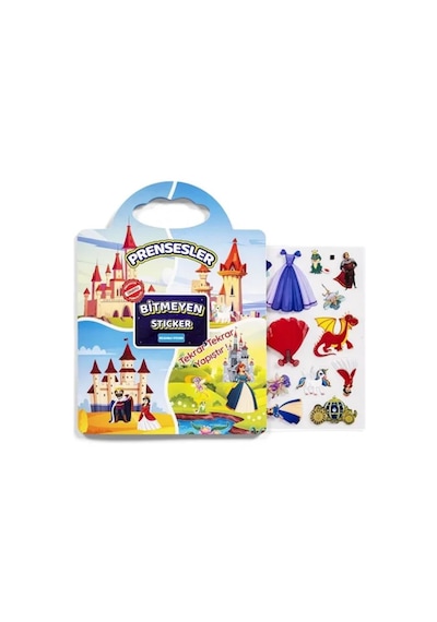 Bitmeyen Sticker Kitabım-prensesler