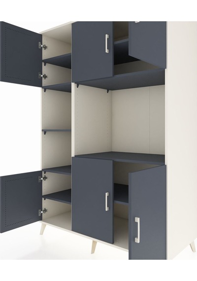 Kronos Dolap 9 Raflı 6 Kapaklı 132x59x195 Aytaşı-antrasit/antrasit Antrasıt/antrasıt Kronos Dolap 9 Raflı 6 Kapaklı 132x59x195 Aytaşı-antrasit/antrasit Antrasıt/antrasıt