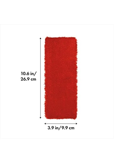Kelebek Paspas Yedek Parça, Kırmızı 50 x 22