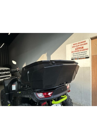 180 Litre Atv Arka Çanta Arka Bagaj Segway Yazılı Siyah