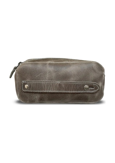 Mft Leather Design Hakiki Deri Erkek Çanta El Portföyü Raven 2501 Gri