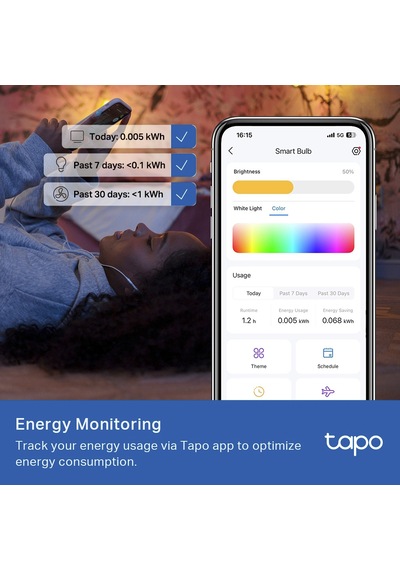 Tp-link Tapo L535e 5-pack Çok Renkli Akıllı Wi-fi Led Ampul