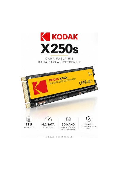 X250s 1tb M.2 Sata 2280 Ssd 520 Mb/s Okuma 500 Mb/s Yazma Hızlı Ssd